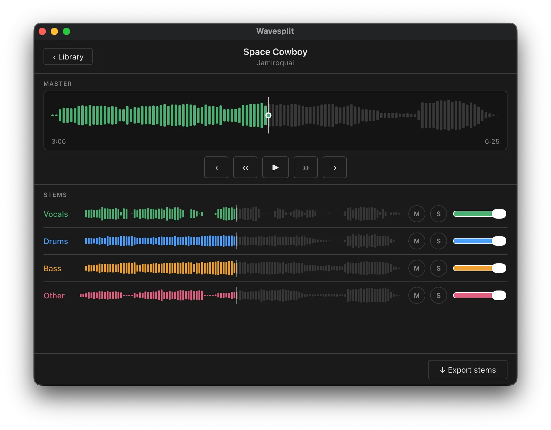 image of audio stems